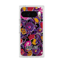 プレミアムスクエアケース［ ANNA SUI - ガーデンフワラー - マゼンタ ］