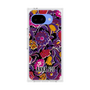 プレミアムスクエアケース［ ANNA SUI - ガーデンフワラー - マゼンタ ］