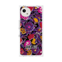 プレミアムスクエアケース［ ANNA SUI - ガーデンフワラー - マゼンタ ］