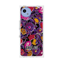 プレミアムスクエアケース［ ANNA SUI - ガーデンフワラー - マゼンタ ］