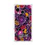 プレミアムスクエアケース［ ANNA SUI - ガーデンフワラー - マゼンタ ］