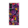 プレミアムスクエアケース［ ANNA SUI - ガーデンフワラー - マゼンタ ］