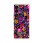 プレミアムスクエアケース［ ANNA SUI - ガーデンフワラー - マゼンタ ］