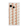 プレミアムスクエアケース［ オリジナル - CASEPLAYイニシャル総柄 - オレンジ ］