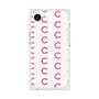 プレミアムスクエアケース［ オリジナル - CASEPLAYイニシャル総柄 - ピンク ］
