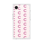 プレミアムスクエアケース［ オリジナル - CASEPLAYイニシャル総柄 - ピンク ］