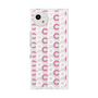プレミアムスクエアケース［ オリジナル - CASEPLAYイニシャル総柄 - ピンク ］