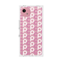 プレミアムスクエアケース［ オリジナル - CASEPLAYイニシャル総柄 - ピンク ］