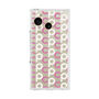 プレミアムスクエアケース［ オリジナル - CASEPLAYイニシャル総柄 - ピンク ］