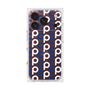 プレミアムスクエアケース［ オリジナル - CASEPLAYイニシャル総柄 - ネイビー ］