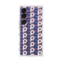 プレミアムスクエアケース［ オリジナル - CASEPLAYイニシャル総柄 - ネイビー ］