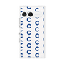 プレミアムスクエアケース［ オリジナル - CASEPLAYイニシャル総柄 - ネイビー ］