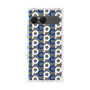 プレミアムスクエアケース［ オリジナル - CASEPLAYイニシャル総柄 - ネイビー ］