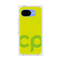 プレミアムスクエアケース［ オリジナル - CASEPLAYイニシャル - グリーン ］