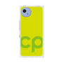 プレミアムスクエアケース［ オリジナル - CASEPLAYイニシャル - グリーン ］