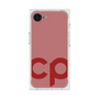 プレミアムスクエアケース［ オリジナル - CASEPLAYイニシャル - レッド ］