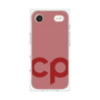 プレミアムスクエアケース［ オリジナル - CASEPLAYイニシャル - レッド ］