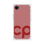 プレミアムスクエアケース［ オリジナル - CASEPLAYイニシャル - レッド ］