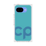 プレミアムスクエアケース［ オリジナル - CASEPLAYイニシャル - ライトブルー ］