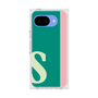 プレミアムスクエアケース［ オリジナル - initial color line - S green ］