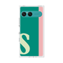 プレミアムスクエアケース［ オリジナル - initial color line - S green ］