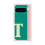 プレミアムスクエアケース［ オリジナル - initial color line - T green ］
