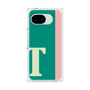 プレミアムスクエアケース［ オリジナル - initial color line - T green ］