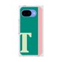 プレミアムスクエアケース［ オリジナル - initial color line - T green ］