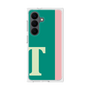 プレミアムスクエアケース［ オリジナル - initial color line - T green ］