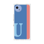 プレミアムスクエアケース［ オリジナル - initial color line - U blue ］