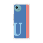 プレミアムスクエアケース［ オリジナル - initial color line - U blue ］