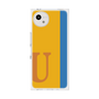 プレミアムスクエアケース［ オリジナル - initial color line - U orange ］