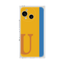 プレミアムスクエアケース［ オリジナル - initial color line - U orange ］