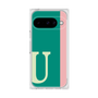プレミアムスクエアケース［ オリジナル - initial color line - U green ］