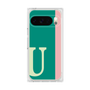 プレミアムスクエアケース［ オリジナル - initial color line - U green ］