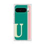 プレミアムスクエアケース［ オリジナル - initial color line - U green ］