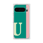 プレミアムスクエアケース［ オリジナル - initial color line - U green ］