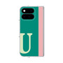 プレミアムスクエアケース［ オリジナル - initial color line - U green ］