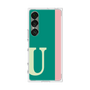 プレミアムスクエアケース［ オリジナル - initial color line - U green ］