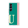プレミアムスクエアケース［ オリジナル - initial color line - U green ］