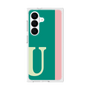 プレミアムスクエアケース［ オリジナル - initial color line - U green ］