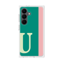 プレミアムスクエアケース［ オリジナル - initial color line - U green ］