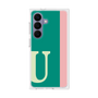 プレミアムスクエアケース［ オリジナル - initial color line - U green ］