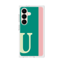 プレミアムスクエアケース［ オリジナル - initial color line - U green ］