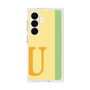 プレミアムスクエアケース［ オリジナル - initial color line - U yellow ］
