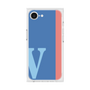 プレミアムスクエアケース［ オリジナル - initial color line - V blue ］