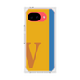 プレミアムスクエアケース［ オリジナル - initial color line - V orange ］