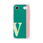 プレミアムスクエアケース［ オリジナル - initial color line - V green ］