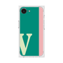 プレミアムスクエアケース［ オリジナル - initial color line - V green ］