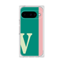 プレミアムスクエアケース［ オリジナル - initial color line - V green ］
